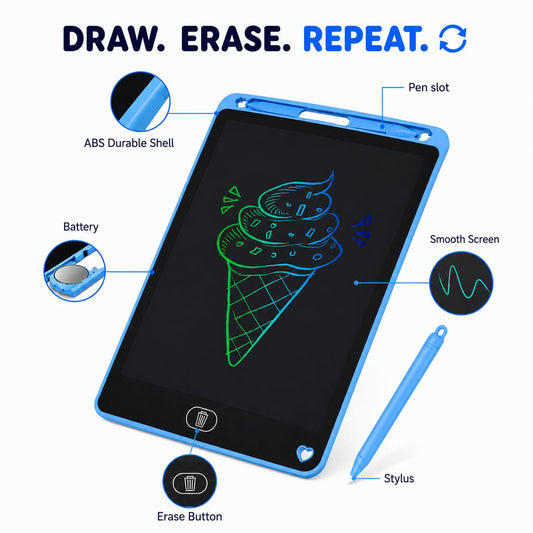 Large 16-Inch LCD Writing Tablet | Write, Erase & Repeat